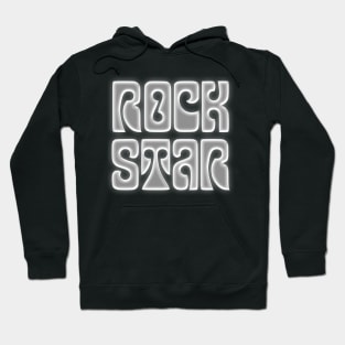 Rock Star - Awesome Retro Type Design Gift #2 Hoodie